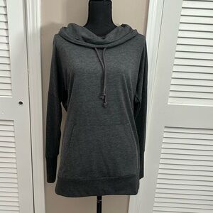 Versona size medium gray hoodie with a crawl neck